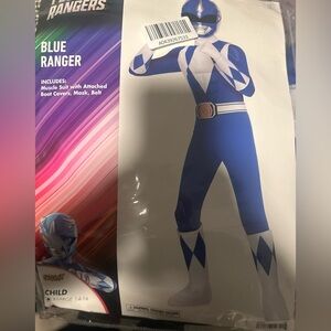 Power ranger costume (blue) 14-16